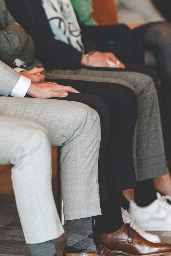 Troostende hand in aula